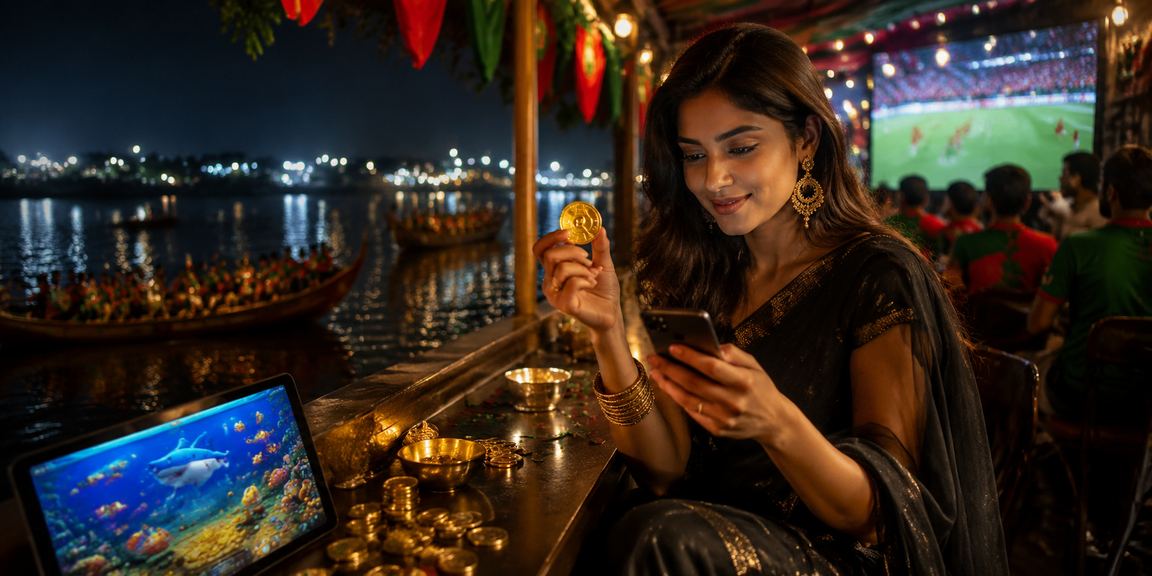 ময়মনসিংহে লাল-সবুজ থিমে gt 77 লাইভ অডস দেখার দৃশ্য